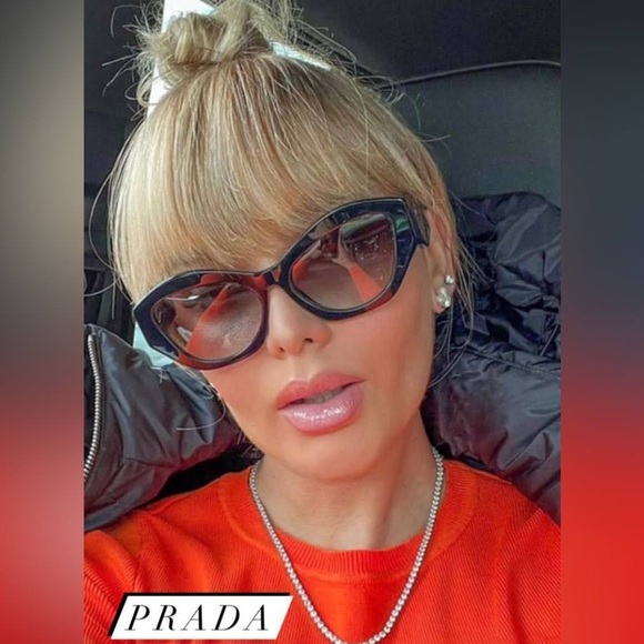 NEW PRADA PR07YS 1AB0A7 WOMEN’S SUNGLASSES PRADA SPR 07Y BLACK PRADA PR07YSF - Picture 10 of 13